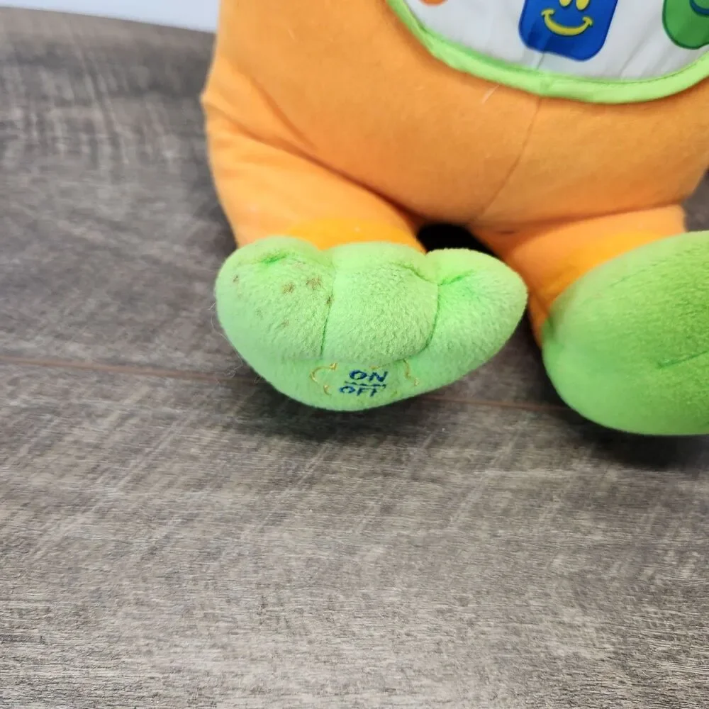 Baby Tad Leap Frog Hug & Learn Plush Talks And Sings Interactive WORKS